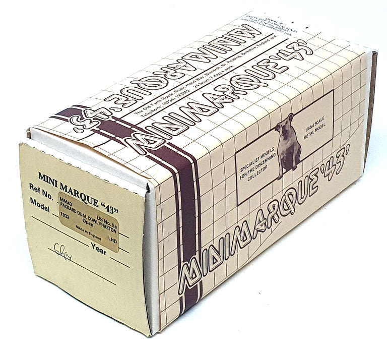 Minimarque 43 1/43 Scale US5A - 1932 Packard Dual Cowl Phaeton LHD Open - Grey