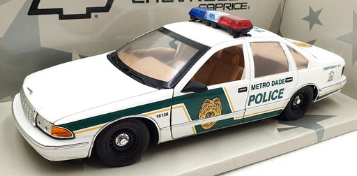 UT Models 1/18 Diecast Car 21024 - Chevrolet Caprice Metro Dade Police Car