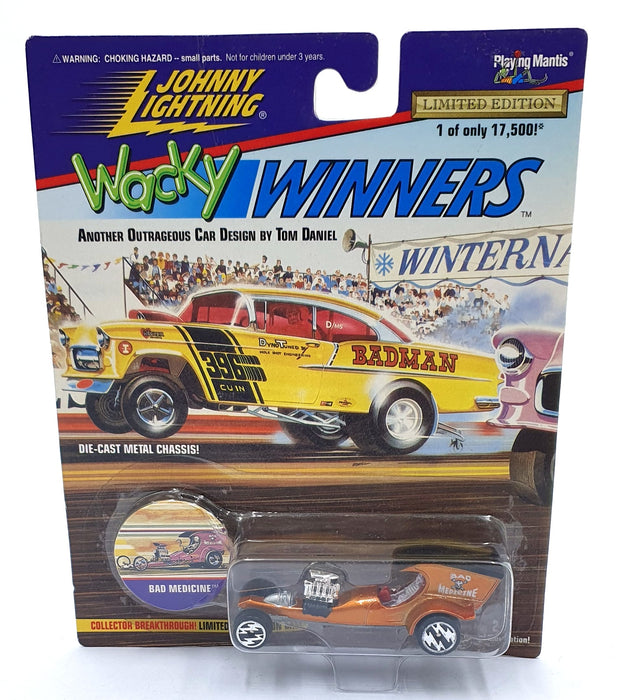 Johnny Lightning 1/64 Scale 301-02 - Wacky Winners Bad Medicine - Orange