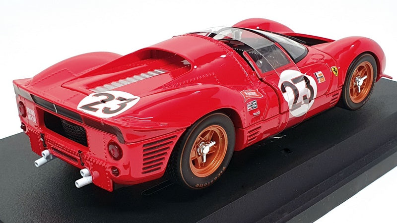 Burago 1/24 Scale Diecast 18-26310 - Ferrari 330 P4 #23 Daytona 1967 - Red