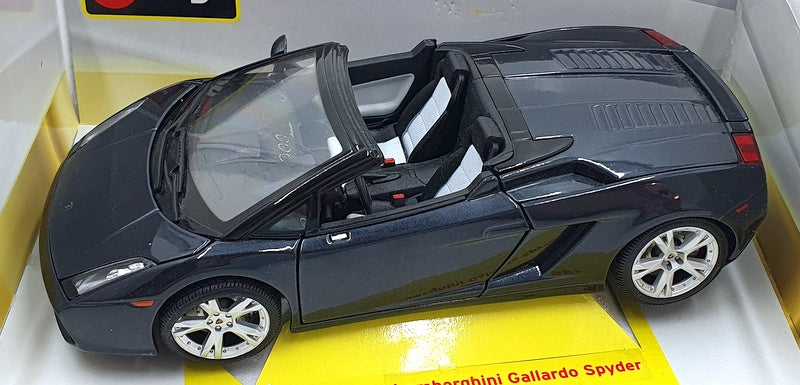 Burago 1/18 scale Diecast 18-12016 - Lamborghini Gallardo Spyder - DK Grey