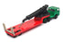 Majorette 1/100 Scale MJ100G - Bernard Truck With Crane Trailer - Green/Red