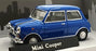 Cararama 1/43 Scale Diecast 4-41353 - Mini Cooper - Blue