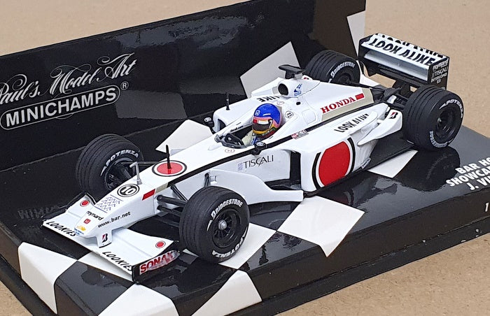 Minichamps 1/43 Scale 430 010079 - F1 BAR Honda Showcar 2001 J. Villeneuve