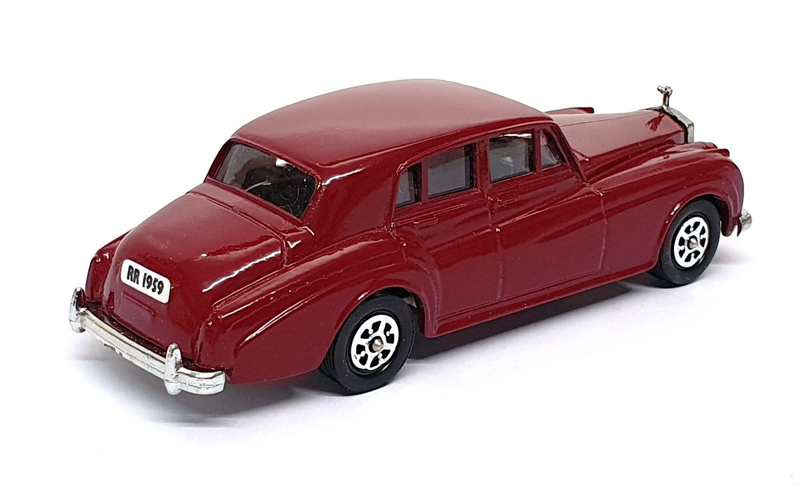Seerol Appx 10.5cm Long Diecast SL59M - 1959 Rolls Royce Silver Cloud - Maroon
