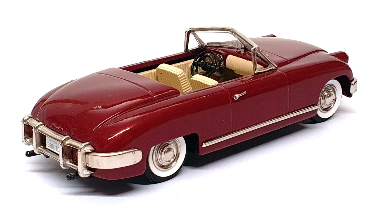 Brooklin Models 1/43 Scale BRK101 - 1952 Muntz Jet Top Down - Met. Maroon