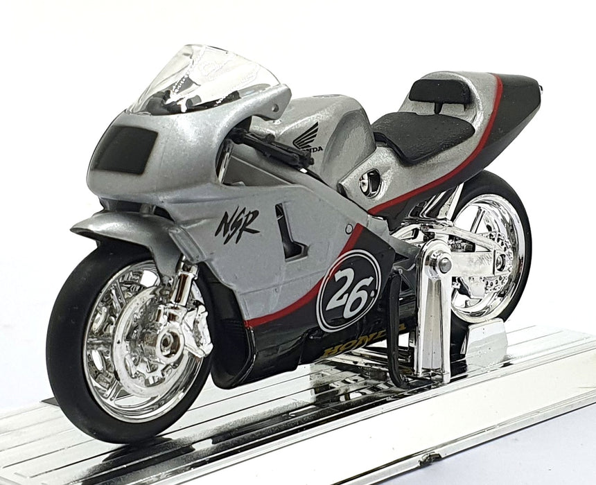 Saico 1/18 Scale Diecast TY3155 - Honda NSR #26 Motorbike - Silver