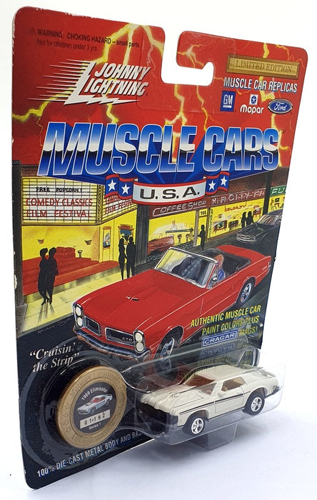 Johnny Lightning 1/64 Scale 200-100 - Muscle Cars 1969 Mercury Eliminator White