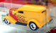 Johnny Lightning 1/64 Scale 442-03 Hot Rods 1933 Delivery Van - Yellow/Flames