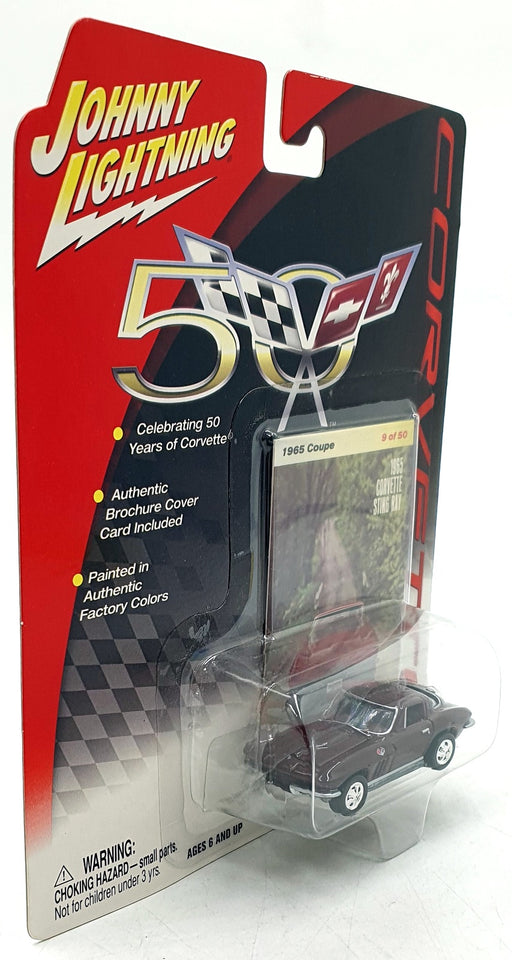 Johnny Lightning 1/64 Scale 992-01 - 1965 Chevrolet Corvette String Ray - Maroon