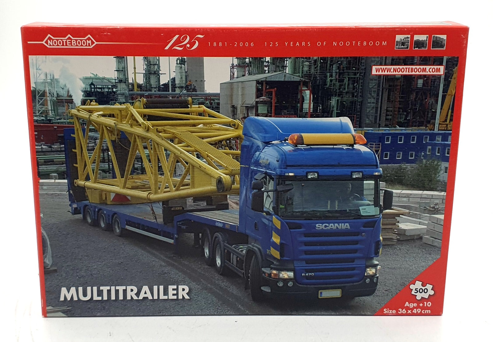 Nooteboom 36x49cm 500 Piece Puzzle 125 Years Celebration - Truck/Load