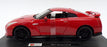 Burago 1/24 Scale Metal Model Car - 18-21082 - 2017 Nissan GT-R - Red