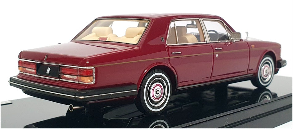 TSM Model 1/43 Scale TSM114319 - 1980 Rolls Royce Silver Spirit - Dk Red