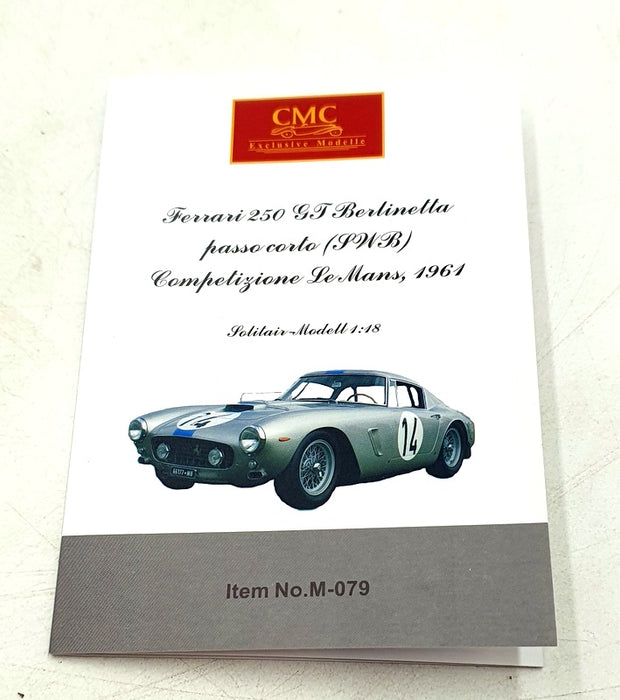 CMC 1/18 Scale M-079 Ferrari 250 GT Berlinetta SWB Competizione Le Mans '61