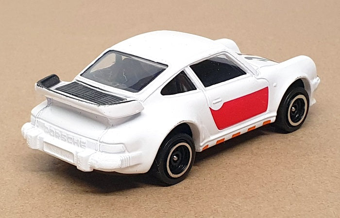 Corgi 10cm Long Diecast C139/8 - Porsche 911 Turbo #28 - White/Red