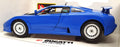 Burago 1/18 Scale Diecast 3035 - 1991 Bugatti EB 110 - Blue
