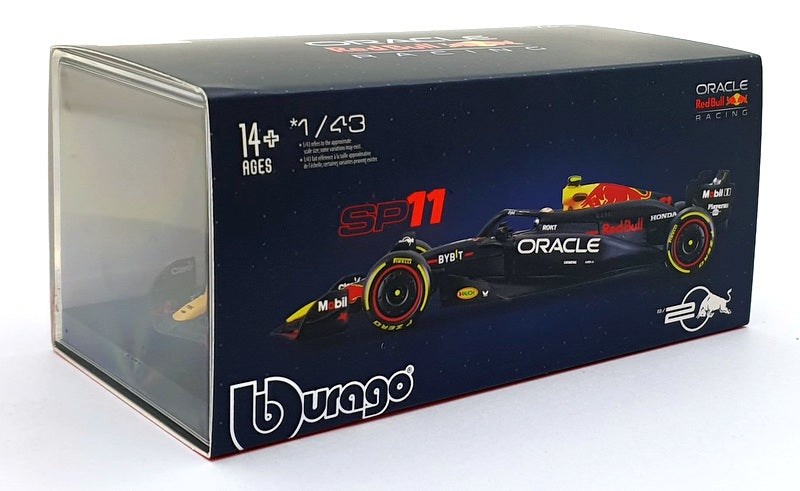 Burago 1/43 Scale 18-38098 - F1 Red Bull Oracle Racing RB20 #11 Perez