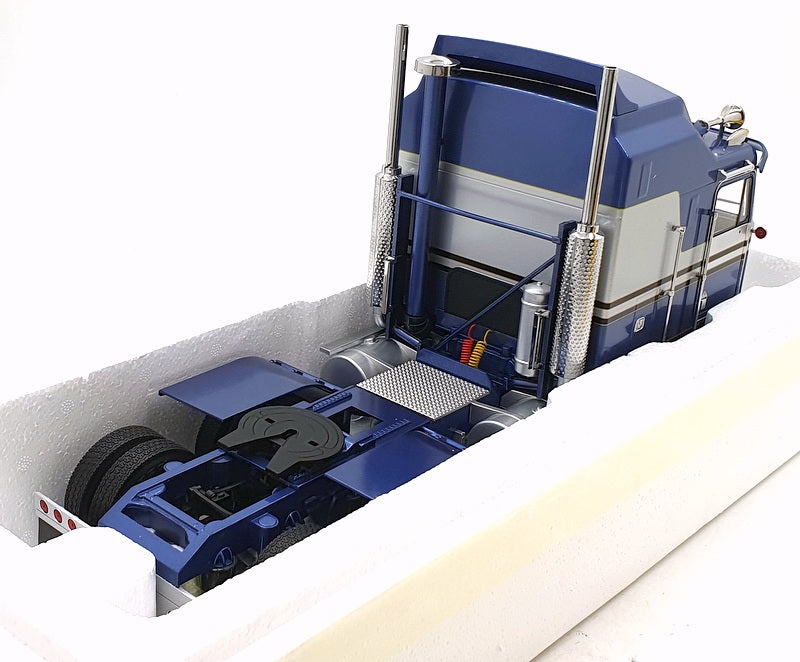 KK Scale Road Kings 1/18 Scale RK180144 - Kenworth K100 Aerodyne 1976 - Blue