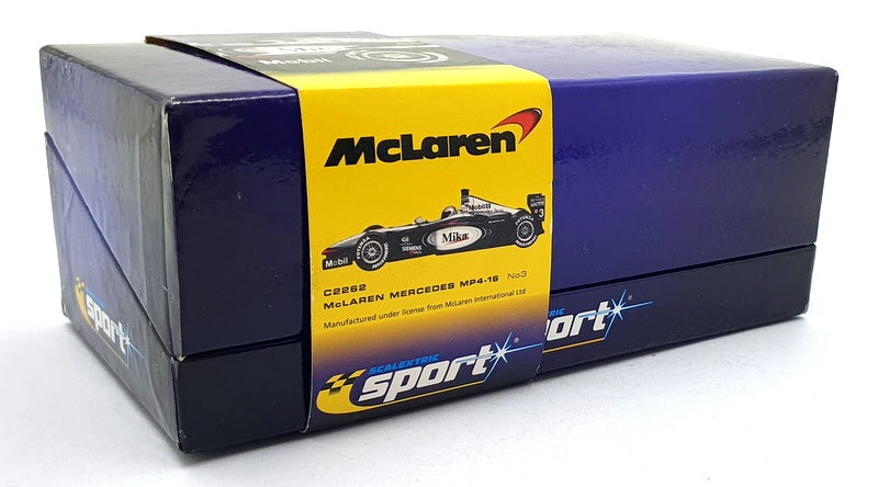 Scalextric 1/32 Scale Slot Car C2262 - McLaren Mercedes MP4-16 #3 - Black