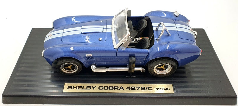 Road Legends 1/18 Scale Diecast 92058 - 1964 Shelby Cobra 427 S/C Blue/white