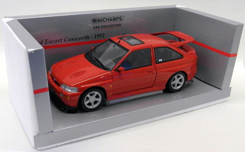 Minichamps 1/18 Scale Diecast 150 089021 Ford Escort Cosworth 1992 Red