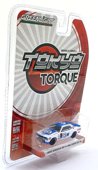 Greenlight 1/64 Scale 47030-C - 1972 Nissan Skyline 2000 GT-R #15