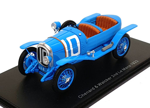 Spark Model 1/43 Scale S8101 - Chenard & Walcker 2nd #10 Le Mans 1923 - Blue