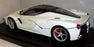 HOT WHEELS 1/18 - BLY54 FERRARI LAFERRARI - WHITE