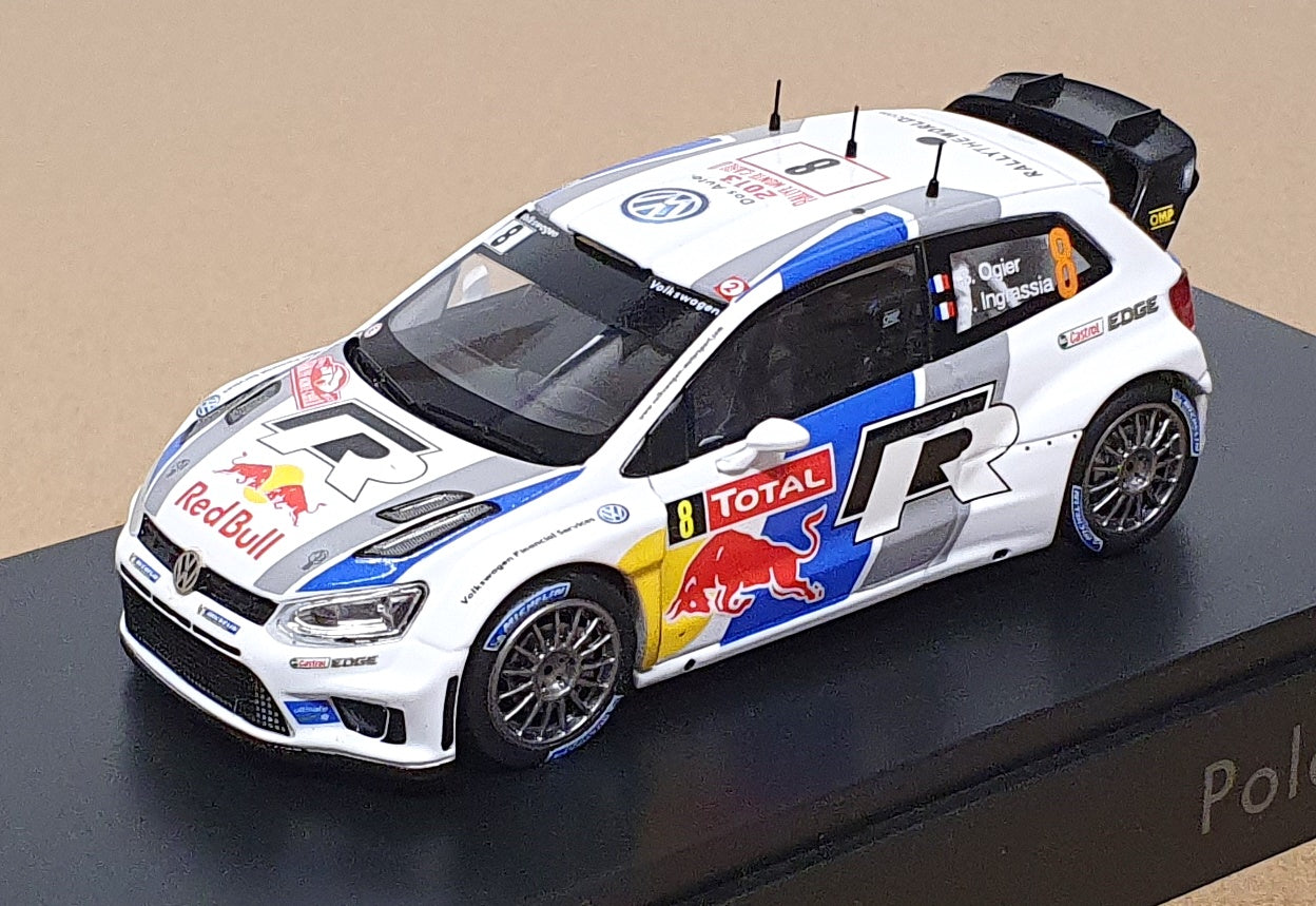 VW Dealership 1/43 Scale 6C7.099.300.B .NP3 - VW Polo R WRC #8 Monte Carlo 2013