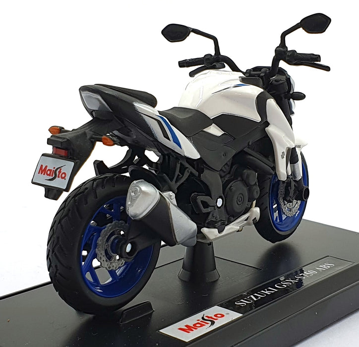 Maisto 1/18 Scale 19133 - Suzuki GSX-S750 ABS Motorbike - Black/White