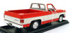 Maisto 1/18 Scale 46629 - 1974 Chevrolet C10 Cheyenne Super Truck - Red/White
