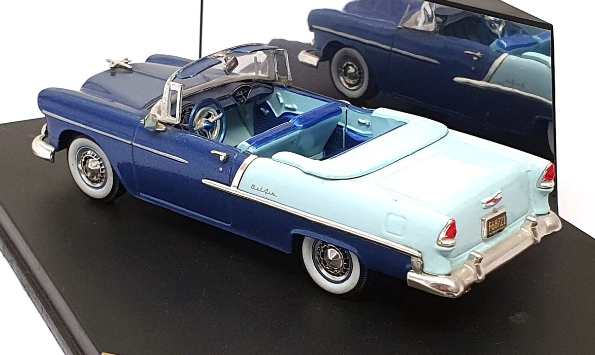 Vitesse 1/43 Scale AV094A 1955 Chevrolet Bel Air Skyline Blue/Met. Glacier Blue