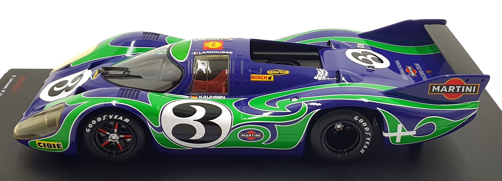 Werk83 1/18 Scale Diecast W18034002 - Porsche 917 Long Tail #3 Martini 1970