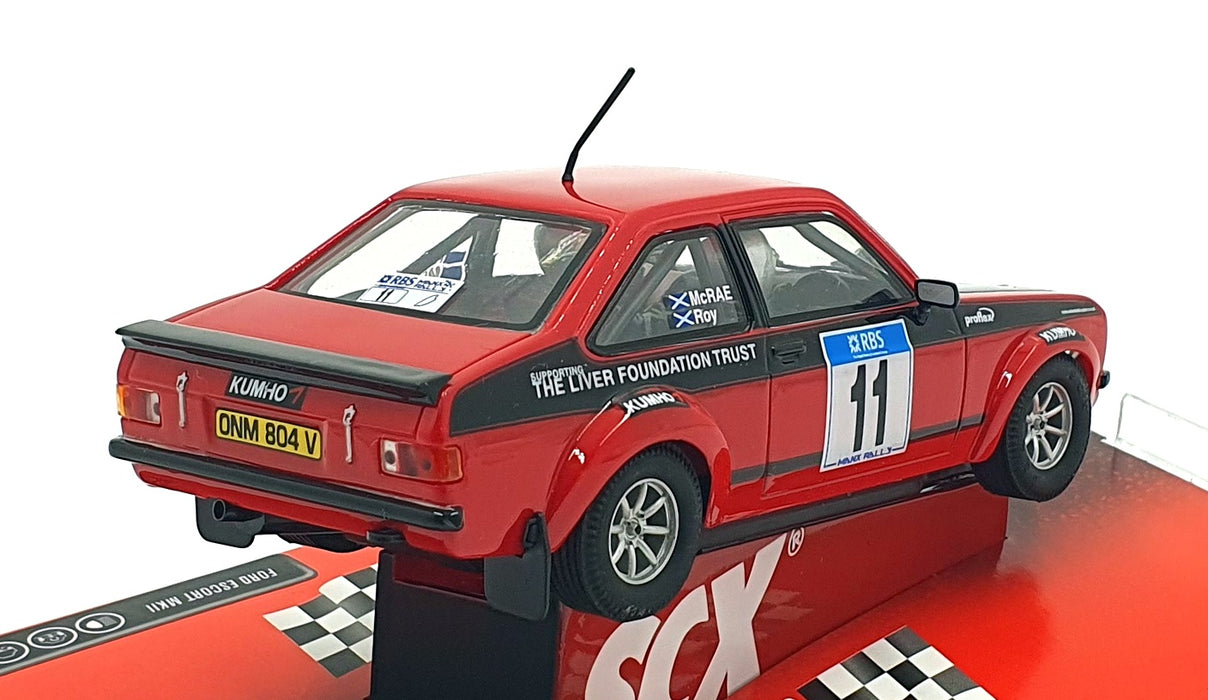 SCX 1/32 Scale Slot Car 64560 - Ford Escort MKII #11 - Red