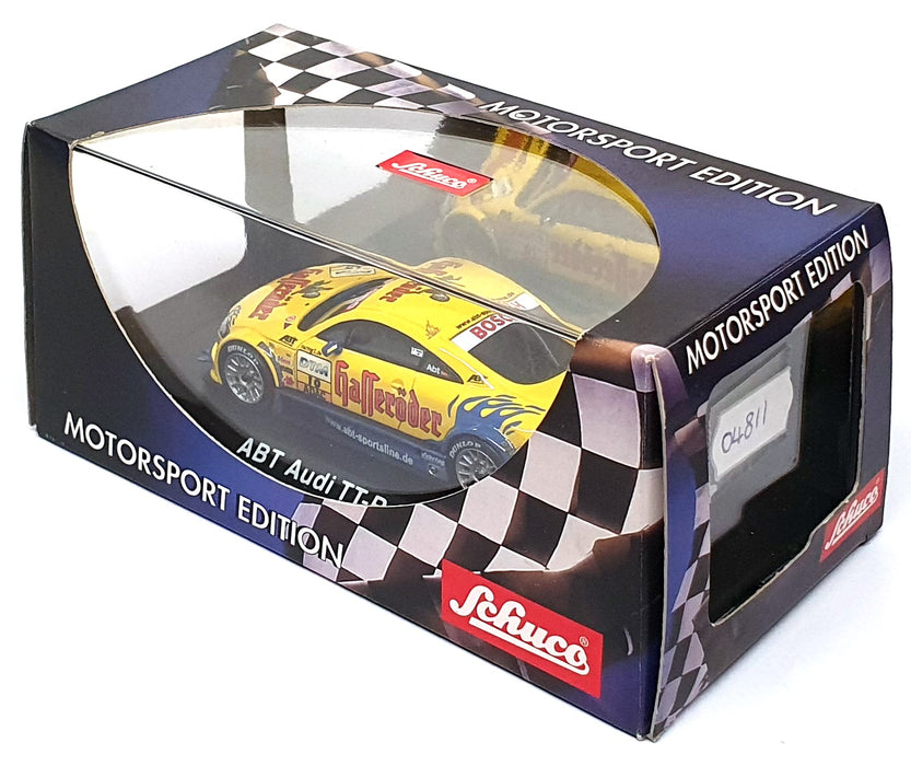 Schuco 1/43 Scale 04811 - ABT Audi TT-R 2002 #10 Christian Abt - Yellow