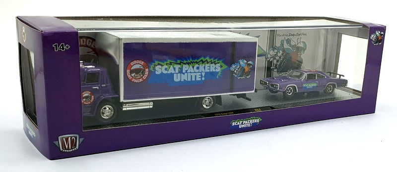 Castline M2 Machines 1/64 Scale DR64 '70 Dodge L600 & '70 Dodge Super Bee