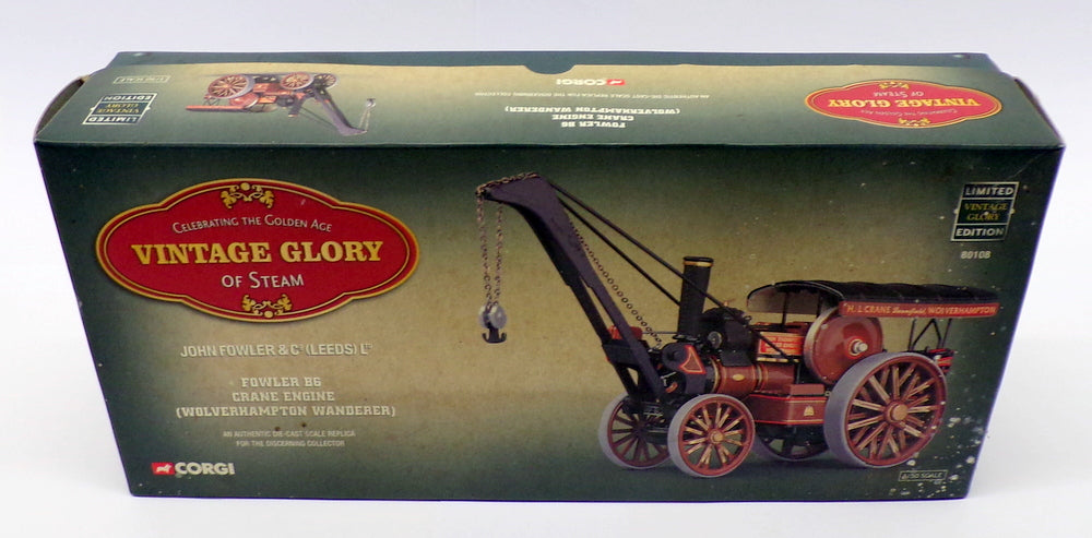 Corgi 1/50 Scale 80108 - Fowler B6 Crane Engine - Wolverhampton Wanderer