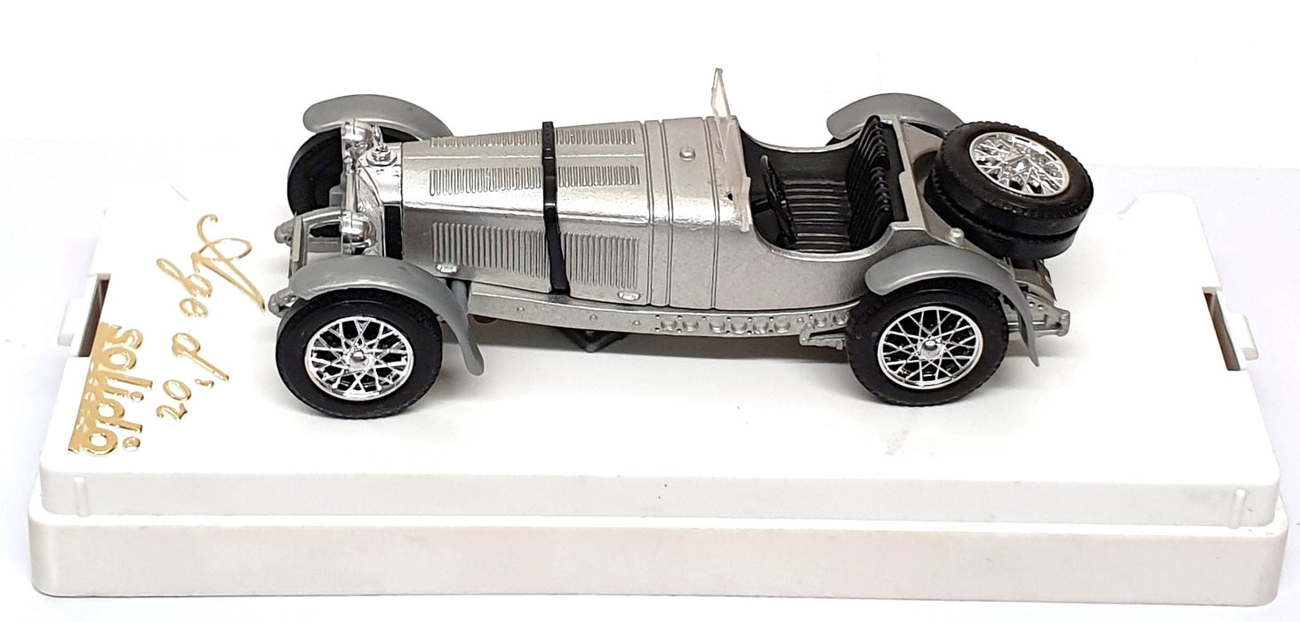 Solido 1/43 Scale Diecast 4004 - Mercedes Benz SSKL - Silver