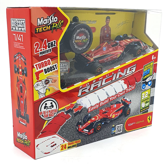 Maisto Tech 82671 - 1/41 Scale R/C 2.4GHz Ferrari SF24 #16 C.Leclerc