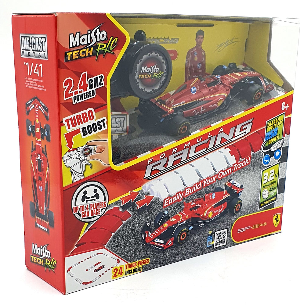 Maisto Tech 82671 - 1/41 Scale R/C 2.4GHz Ferrari SF24 #16 C.Leclerc