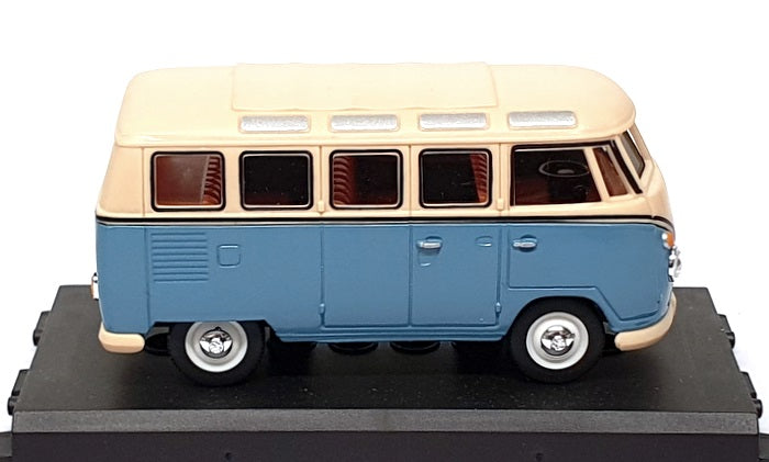 Cararama 1/43 Scale CARA03 - VW Volkswagen Microbus - Lt. Blue/Cream