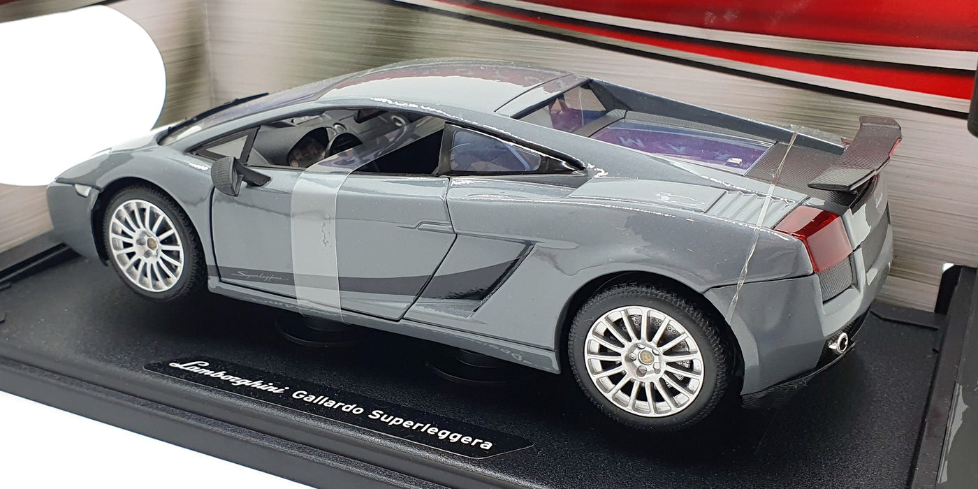 Motor Max 1/18 Scale Diecast 73181 - Lamborghini Gallardo Superleggera - Grey