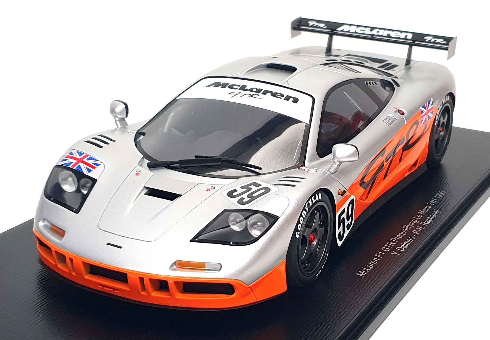 Spark 1/18 Scale 18S874 - McLaren F1 GTR #59 Prequalifying LM 24H 1995