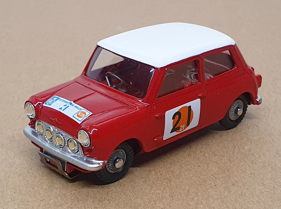 Corgi Toys 225 Reissue CD54321047-333 - BMC Mini #21 RAC Int. Rally - Red/White