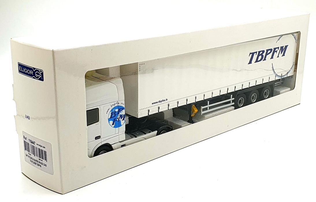 Eligor 1/43 Scale 116447 - DAF XF Euro 6 Super Space Cab Tautliner TBPFM