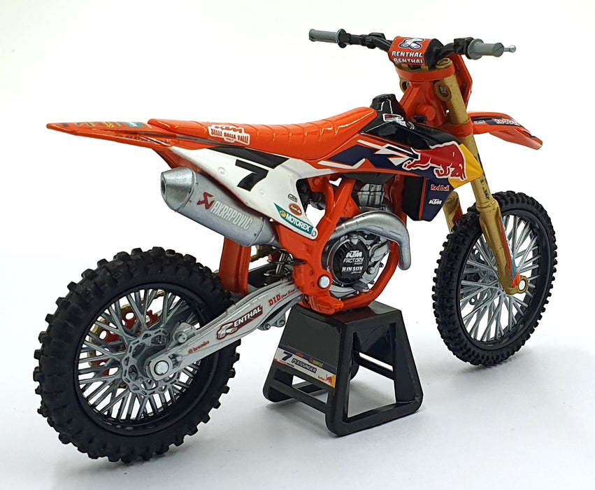 New Ray 1/12 Scale Diecast 58363 - KTM 450 SX-F #7 Motorbike - Aaron Plessinger