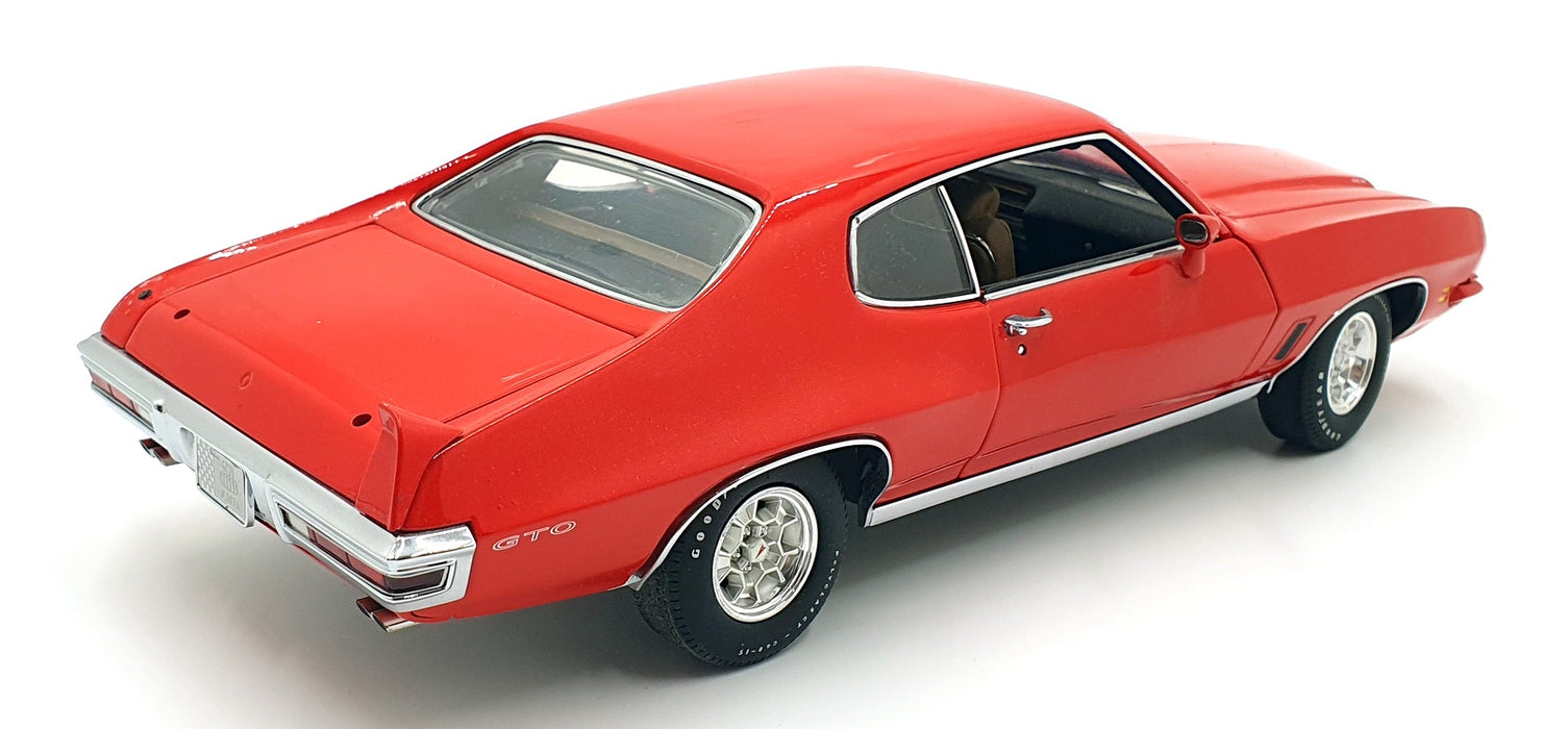 GMP 1/18 Scale Diecast 16126G - 1972 Pontiac GTO - Met Red