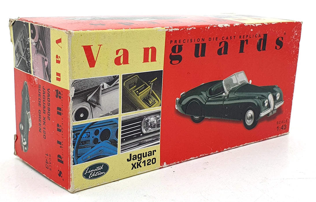 Vanguards 1/43 Scale Diecast VA05902 - Jaguar XK120 - Suede Green