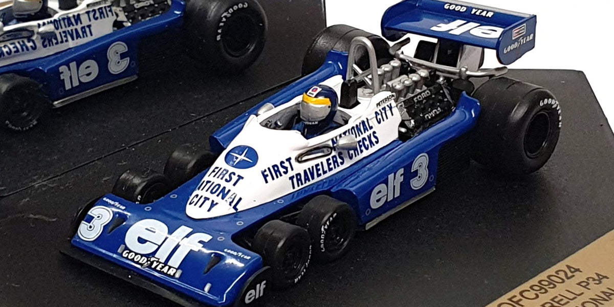 Quartzo 1/43 Scale QFC99024 - F1 Tyrrell P34 First Ntl. City #3