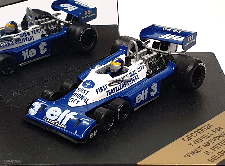 Quartzo 1/43 Scale QFC99024 - F1 Tyrrell P34 First Ntl. City #3 Belgium GP 1977